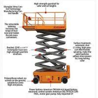 Crawler small equipment electric scissorlift platform for sale