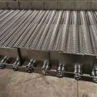 V Shape Conveyor Belt Compound Balanced Woven Stainless Steel Cordweave Conveyor Belt