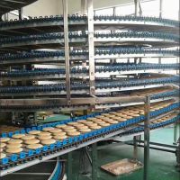 Stainless Steel Mesh Spiral Grid Conveyor Belt for Seafood Spiral Freezer