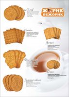 Sugar cookies and digestive biscuits 