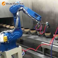 Attractivechina Cookware Ceramic Coating Line Spray Painting Production Line Coating Line Equipment