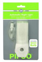 Pifco Automatic Night Light White + Includes Spare Bulb 92843