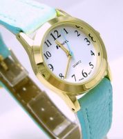 Ravel Ladies Polished Round Case Mint Strap Watch R0122.11.2