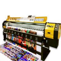 3.2m 6 color large format solvent printer with konica head