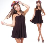 Brown tunic dress