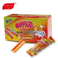 10g Hot Dog Shape Gummy Candy Jelly Gummy Candy Manufacturers With Halal Certificate