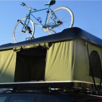 hard shell tent camping car roof top tent with rack
