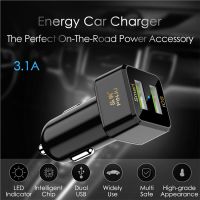 3.1A Dual USB Car Charger Cell Phone Car Accessory Smart Car Adapter