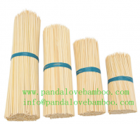 Disposable 100pcs Bamboo Skewers with different sizes for barbecue
