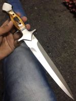 D2 STEEL HUNTING DAGGER KNIFE