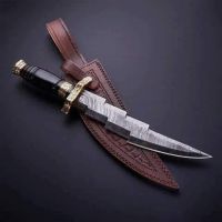 DAMASCUS BOWIE KNIFE