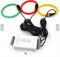 UL, CE, UKCA LISTED flexible rogowski split coil current transformer with red green yellow colors