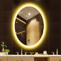 Smart LED Bathroom Silvered Mirror with Voice Contral Switch