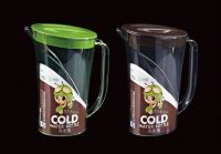 food safe PS plastic water jug set with 4 cups R-5036 juice bottle