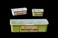 PP plastic plus wheat food safe seasoning box R-8053