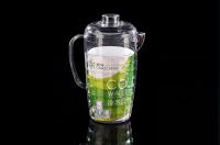 food safe PS plastic water jug set with 4 cups suitable for water, juice and milk R-5026