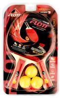 FLOTT wholesale table tennis set with two rackets 3 balls