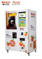 New Fresh Orange Juice Automatic Vending Machine with Coin Exchange System