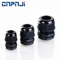 PG7 Black Waterproof Connector nylon cord grip Gland Grommet 4-8mm Dia Cable UL US