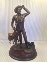 Cowboy Bronze sculpture