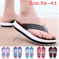 Women Beach Outdoor Casual Flip Flops Summer Home Non-slip Comfort Slippers Size 36-41