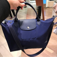 Fashion Women Folding Handbag High Grade Nylon Waterproof Bag with Shoulder Strap Shopping Bag Crossbody Bag High Capacity Tote Bag