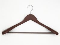 Wooden coat hanger