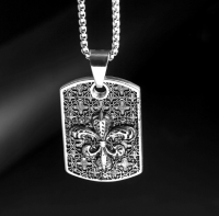 Antique Tag Men's Necklace