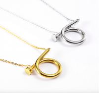 Stainless Steel Nail Necklace 