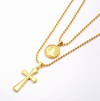 Stainless Steel Cross Necklace 