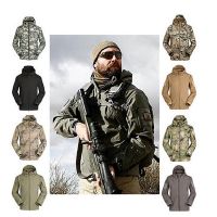 Men Shark Skin Soft Shell Outdoor Tactical Military Jackets Army Clothing Jacket