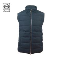 Best Mens Battery Electric Heated Woolen Vest With Duck Down Inside Manufacturer Direct