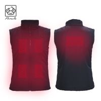 Womens USB Battery Electric Heated Vest For Motorcycle