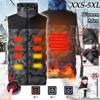 New upgrade Intelligent Heating Sleeveless Vest Men or women Winter Full Zipper Vest