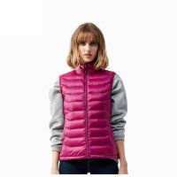 Women High Quality Factory Cire Quilted Vest Polyfiller Waterproof Lady Sleeveless Waistcoats Utility Puffer Vest 