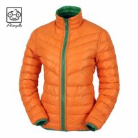Ladies Nylon Padded Jacket Outdoor Light Weight Down Jacket For Motorcycle Riding
