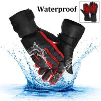 Winter Heating Gloves Hand Warmer Rechargeable Battery Heated Gloves Cycling Gloves 