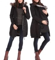 Womens Babywearing Jacket Softshell Maternity Coats Clothing 