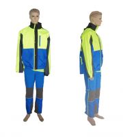 Reflective Safety Workwear Jacket For Heavy Industry Logo Size Color Customized 