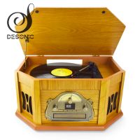 2019 hot sale antique gramophone & old record player turntable with blue tooth, CD, USB, SD, CASSETTE, RADIO