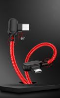 Nylon Braided USB Cable with PVC end & LED