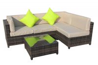Poly rattan furniture set