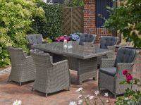 Poly rattan furniture set