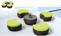 Poly rattan furniture set