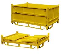 Foldable Collapsible Stackable Pallet Stillage Storage Logistic Transportation Cage Container Box