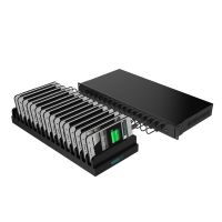 16 Port Sync And Charges Hub Charging Cart Mount Design For Tablet/cellphone/ipad Built-in 5v 40a Power Supply