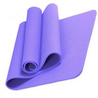 Anti Slip Resistance single layer TPE Yoga Mat Smell Free Best Grip Thin Folding or 10 mm thickness customized Yoga Mat
