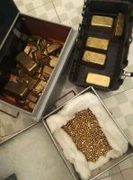 Gold bars, Gold nuggets