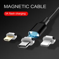 2019 fast charge two ways data magnetic cable support QC3.0 3.0A 3 fee