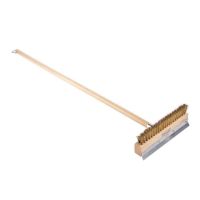 Heavy Duty Pizza Oven Brush with Scraper